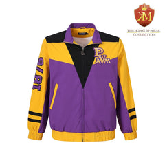 Prairie View Purple Full zip Tech Windbreaker(Unisex)