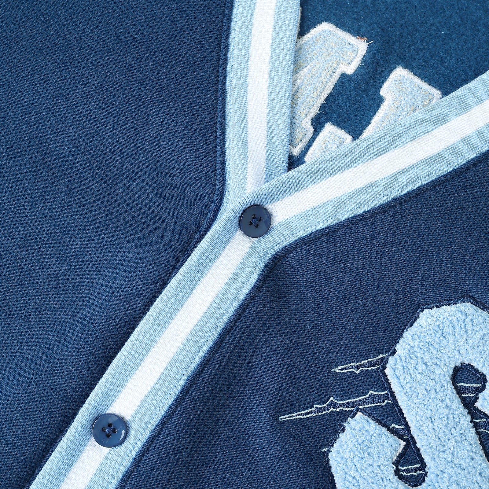 Spelman Blue Fleece Cardigan