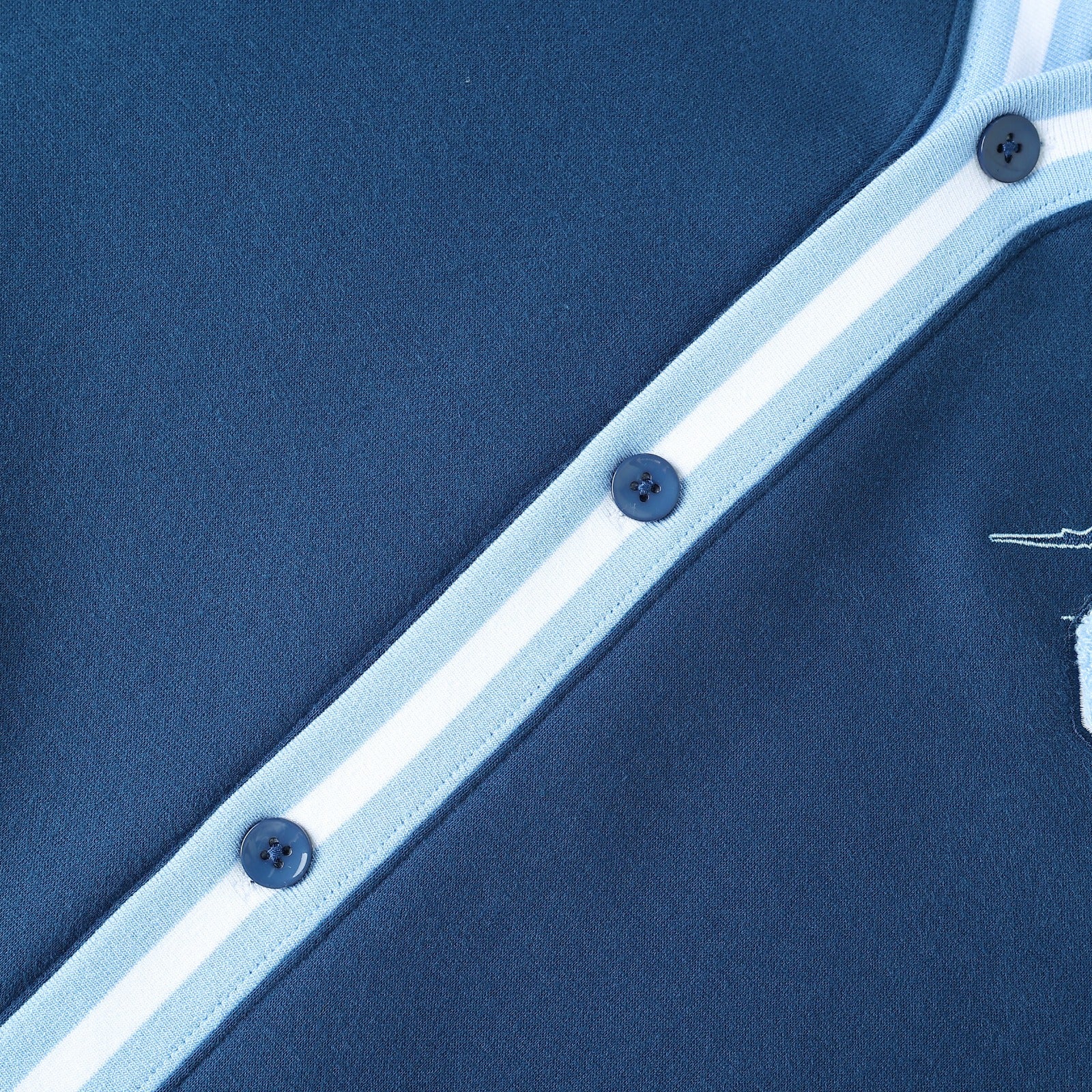 Spelman Blue Fleece Cardigan