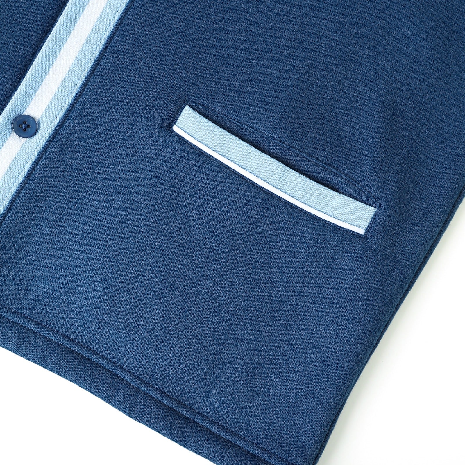 Spelman Blue Fleece Cardigan