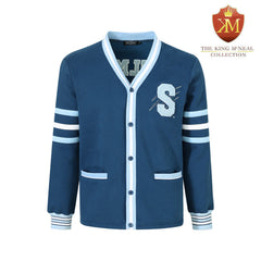 Spelman Blue Fleece Cardigan