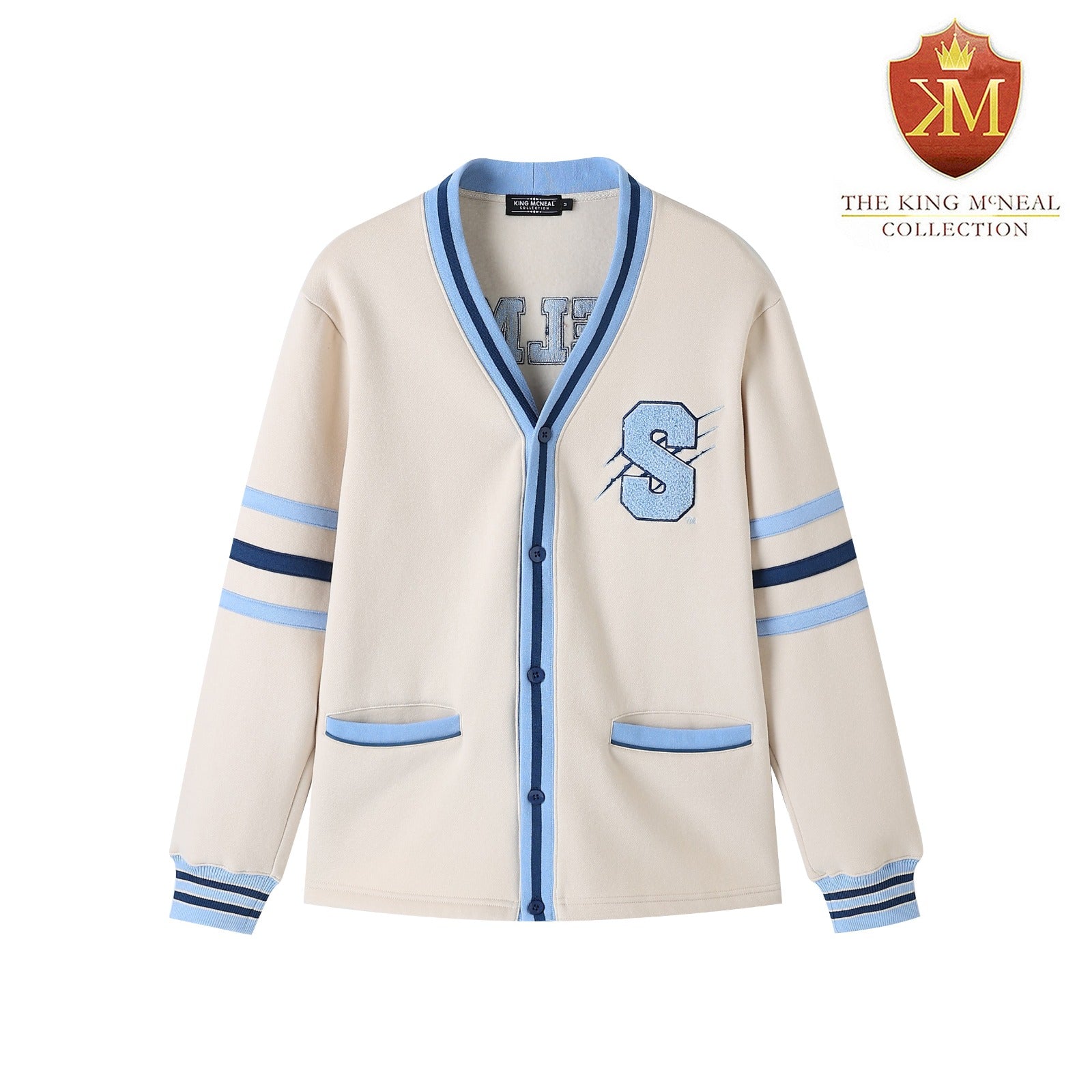 Spelman Neutral Fleece Cardigan
