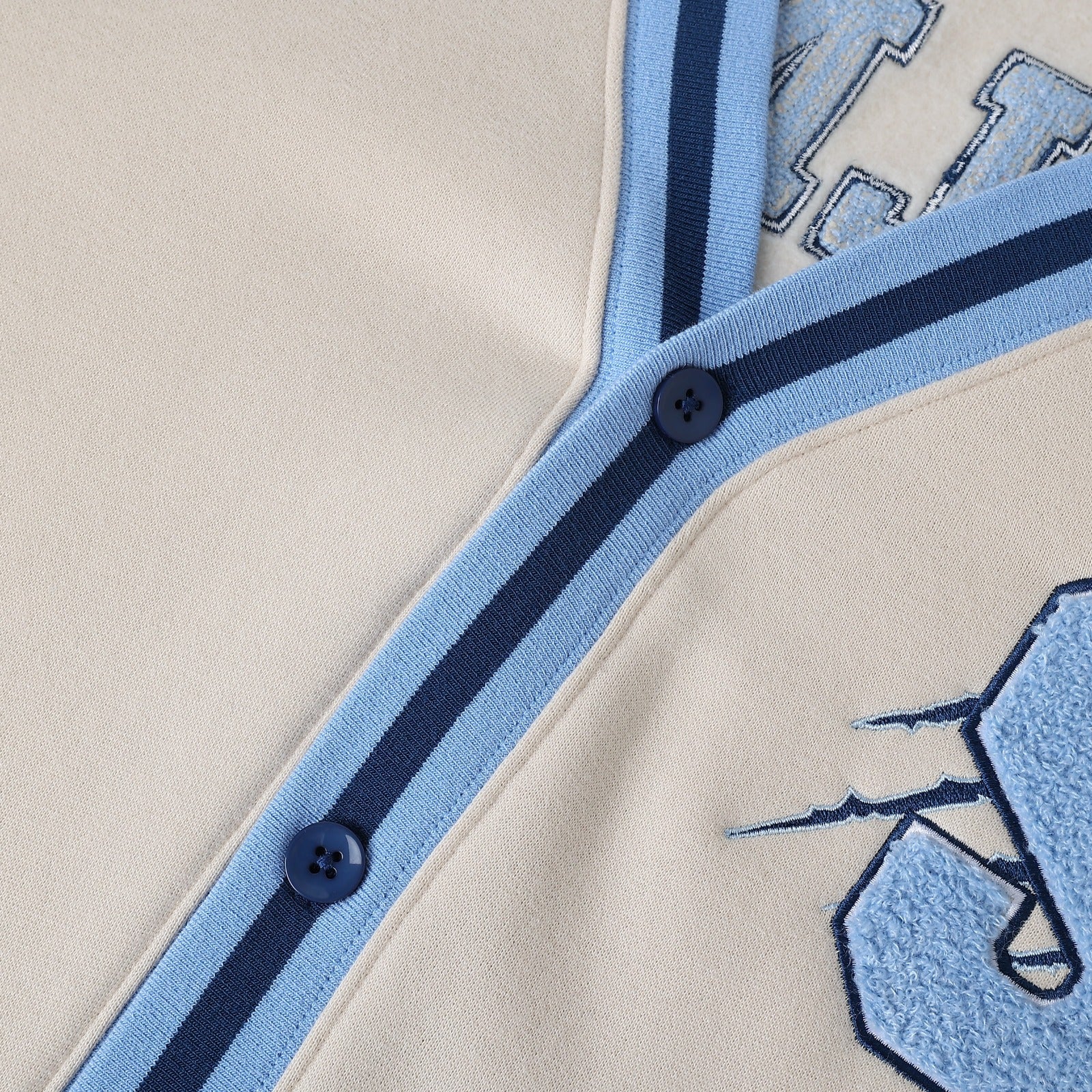 Spelman Neutral Fleece Cardigan
