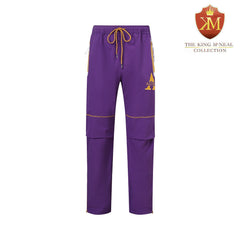 Alcorn Purple Windbreaker Tech Pants (Unisex)