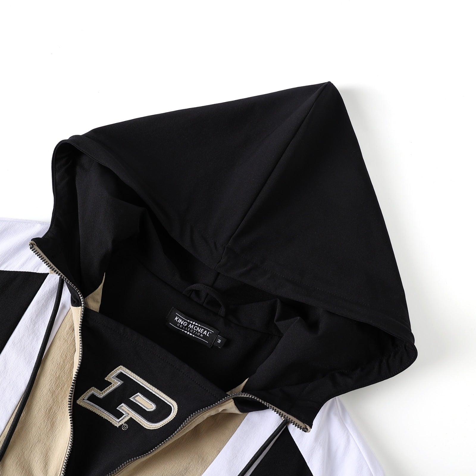 Purdue Black Windbreaker Tech Pullover(Unisex)