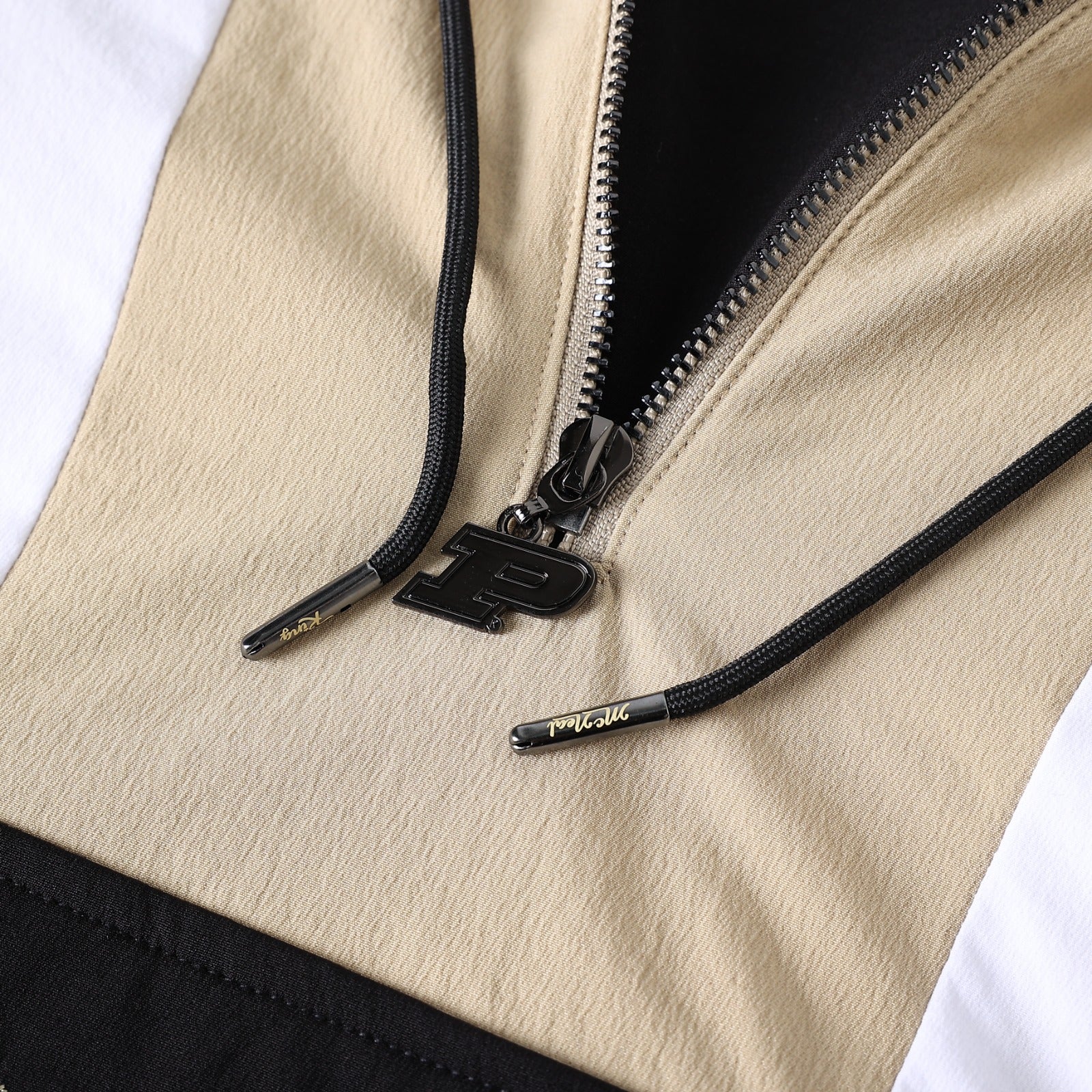 Purdue Black Windbreaker Tech Pullover(Unisex)