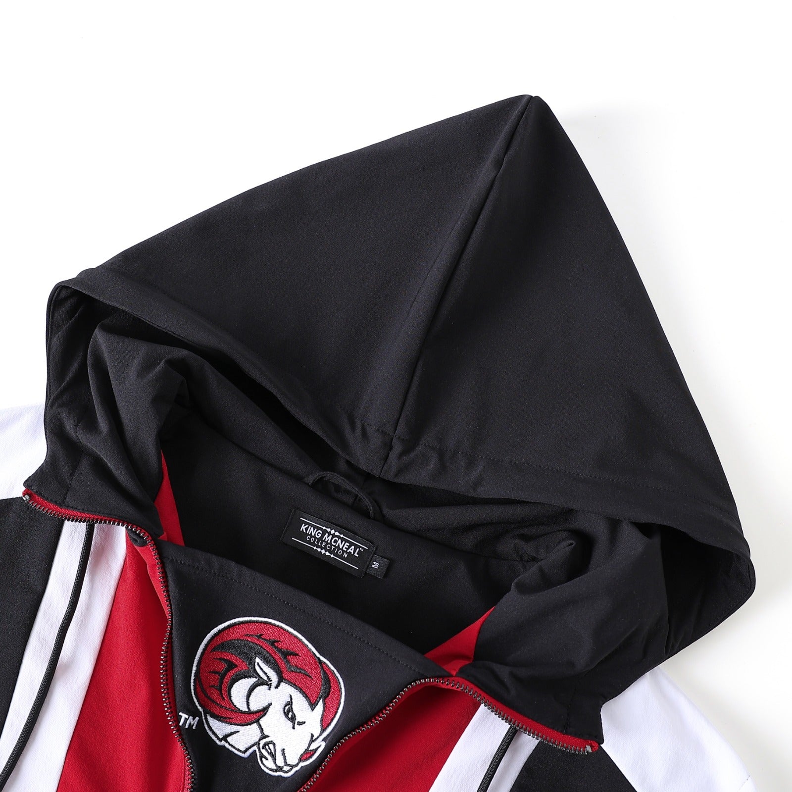 Winston-Salem State Black Windbreaker Tech Pullover(Unisex)