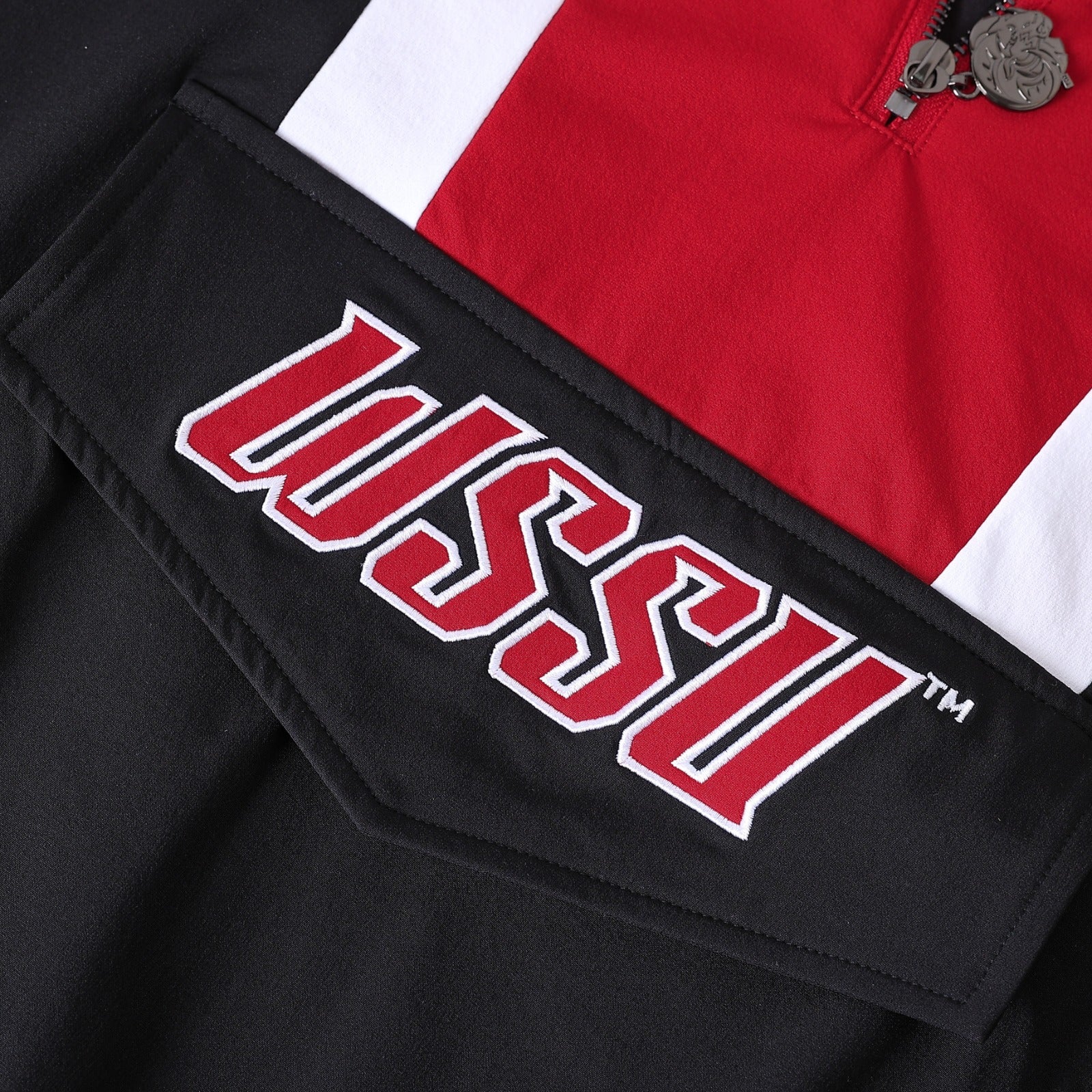 Winston-Salem State Black Windbreaker Tech Pullover(Unisex)