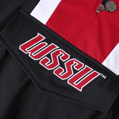 Winston-Salem State Black Windbreaker Tech Pullover(Unisex)