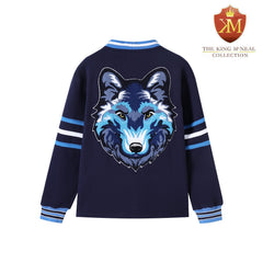 Cheyney University Blue Fleece Cardigan (unisex)