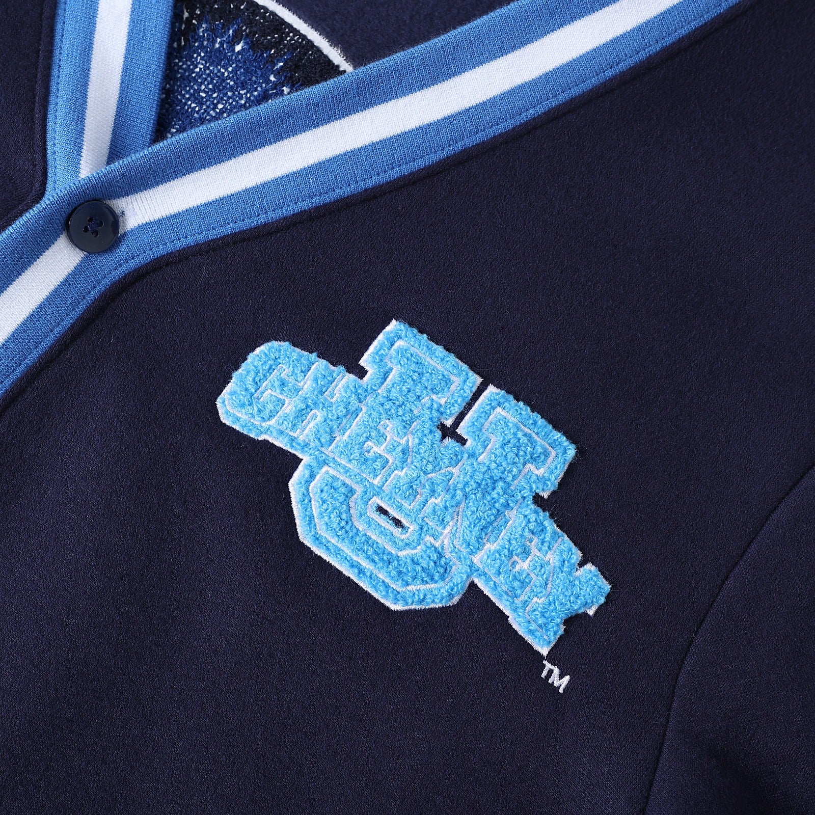 Cheyney University Blue Fleece Cardigan (unisex)