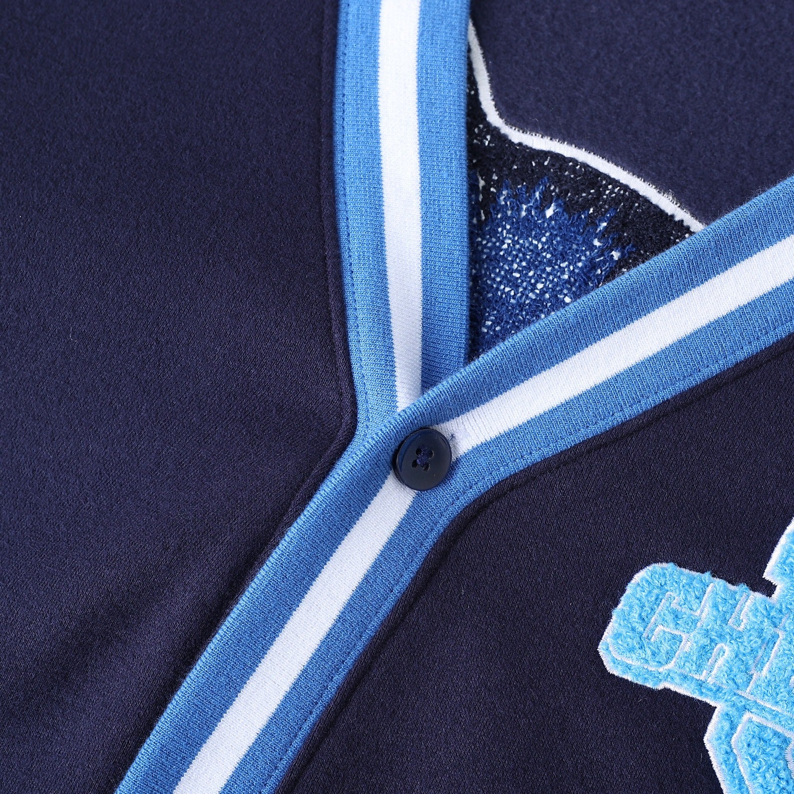 Cheyney University Blue Fleece Cardigan (unisex)