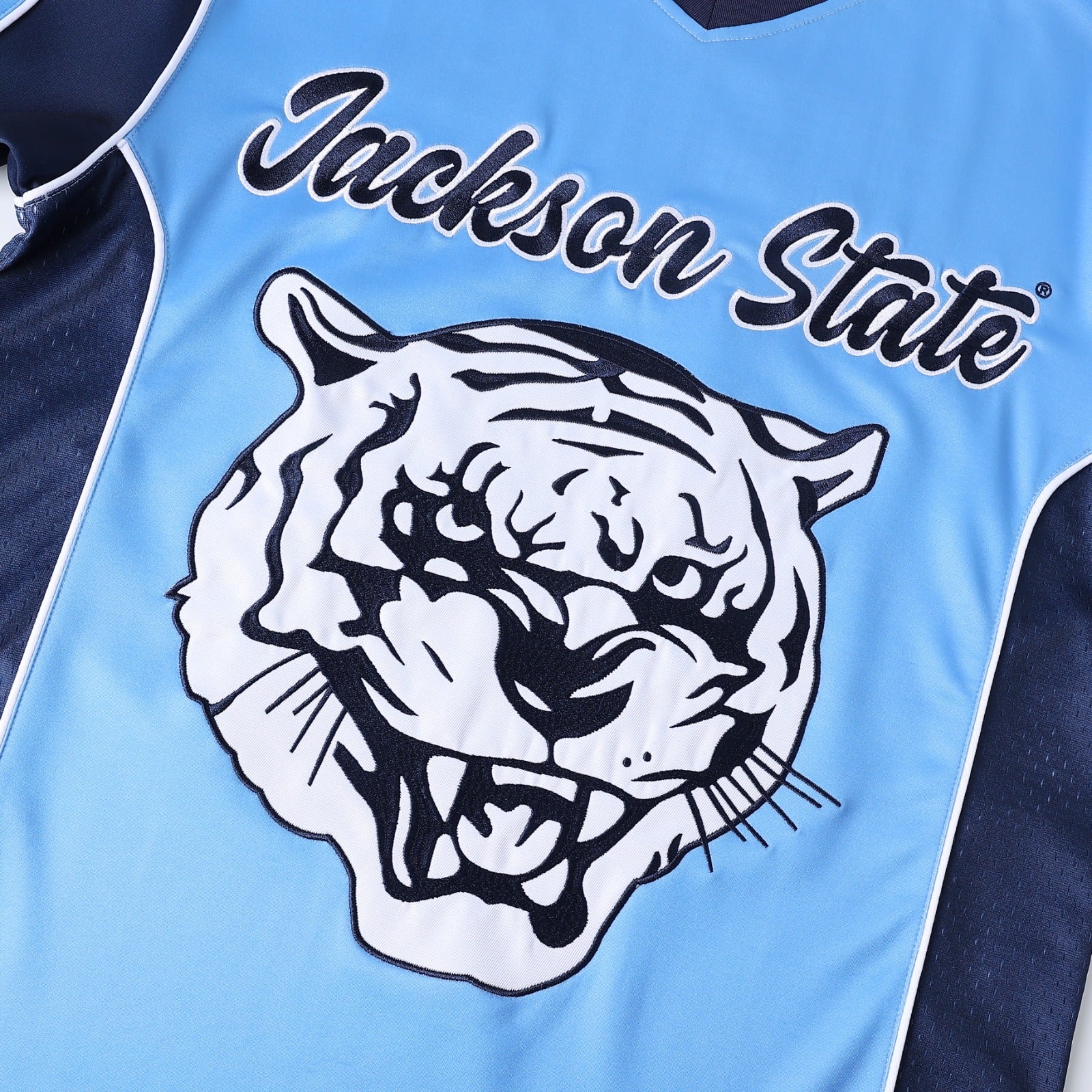 Jackson State University Columbia Blue Football Jersey (Unisex)