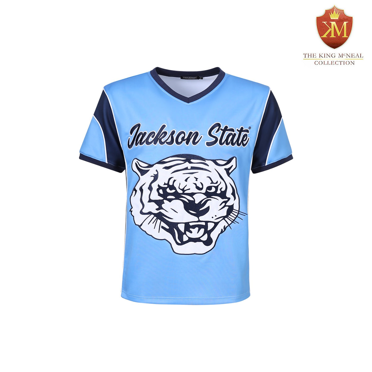 Jackson State University Columbia Blue Football Jersey (Unisex)