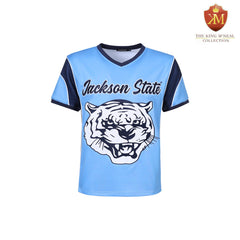 Jackson State University Columbia Blue Football Jersey (Unisex)