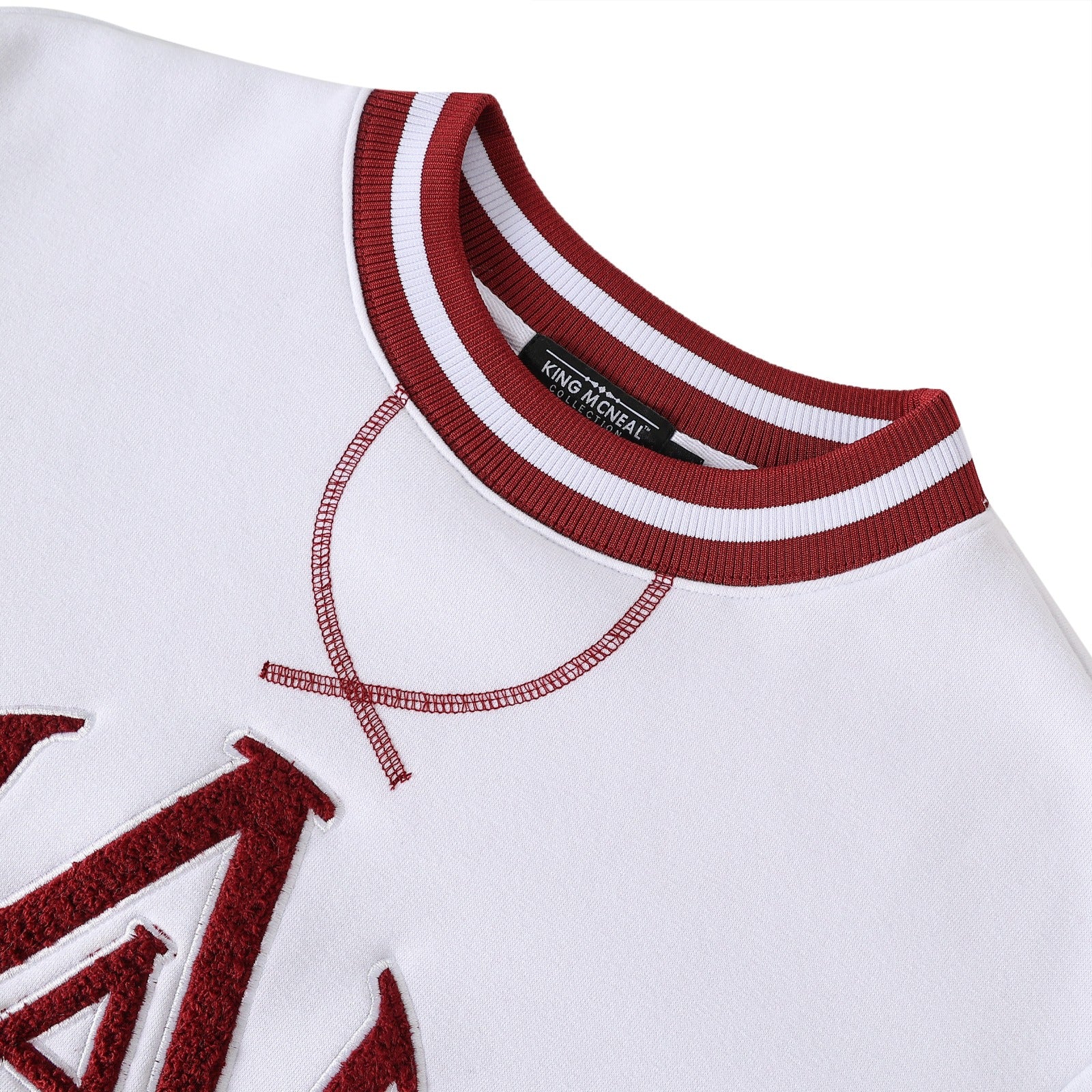 Alabama A&M White Letter Crewneck