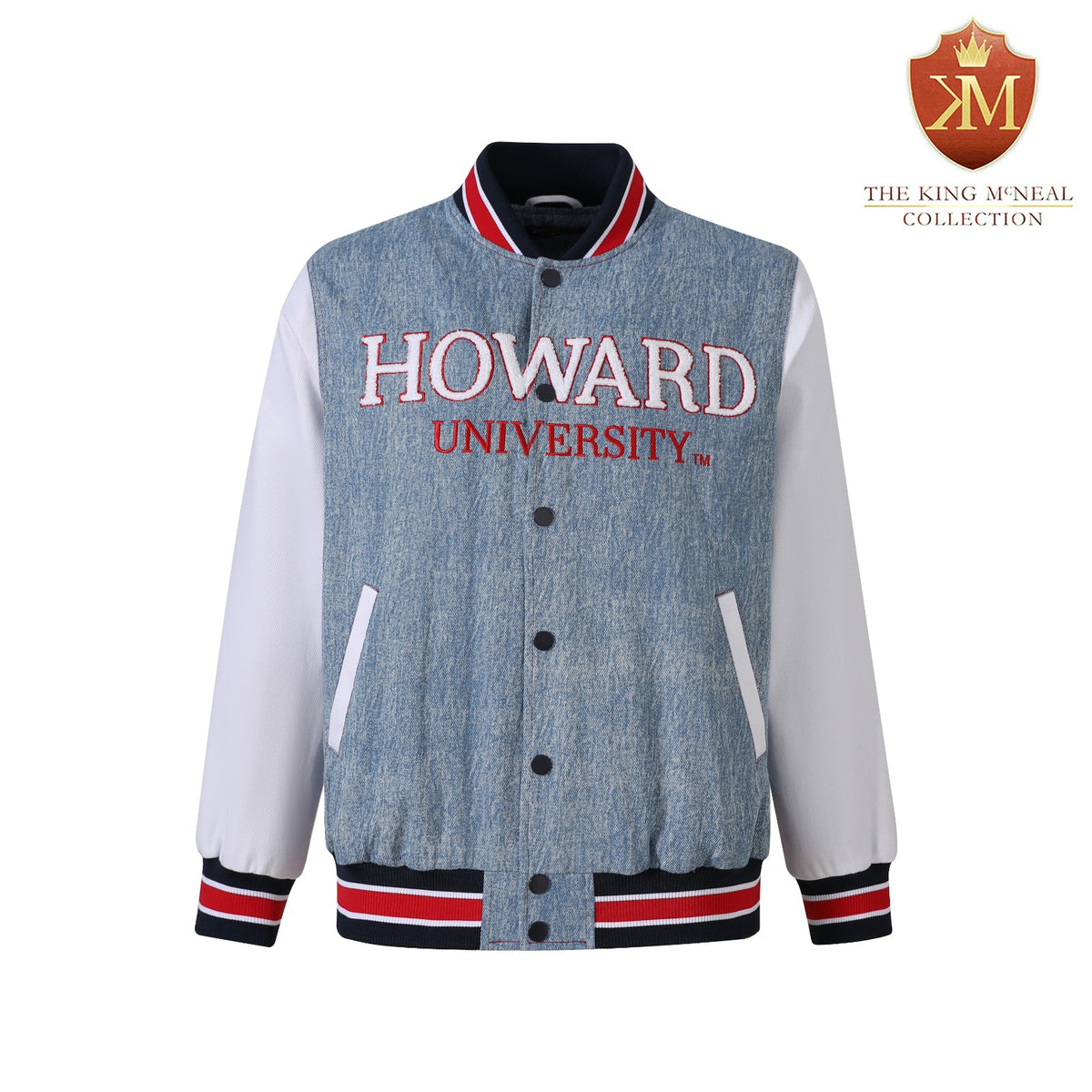 Howard University Denim Bomber