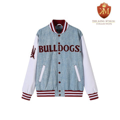 Alabama A&M Denim Bomber Jacket