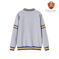Oakwood Heather Grey Pocket Crewneck