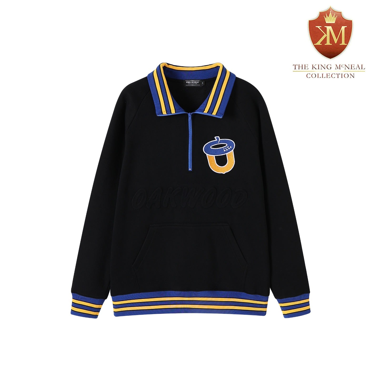 Oakwood Black Quarter Zip Sweatshirt
