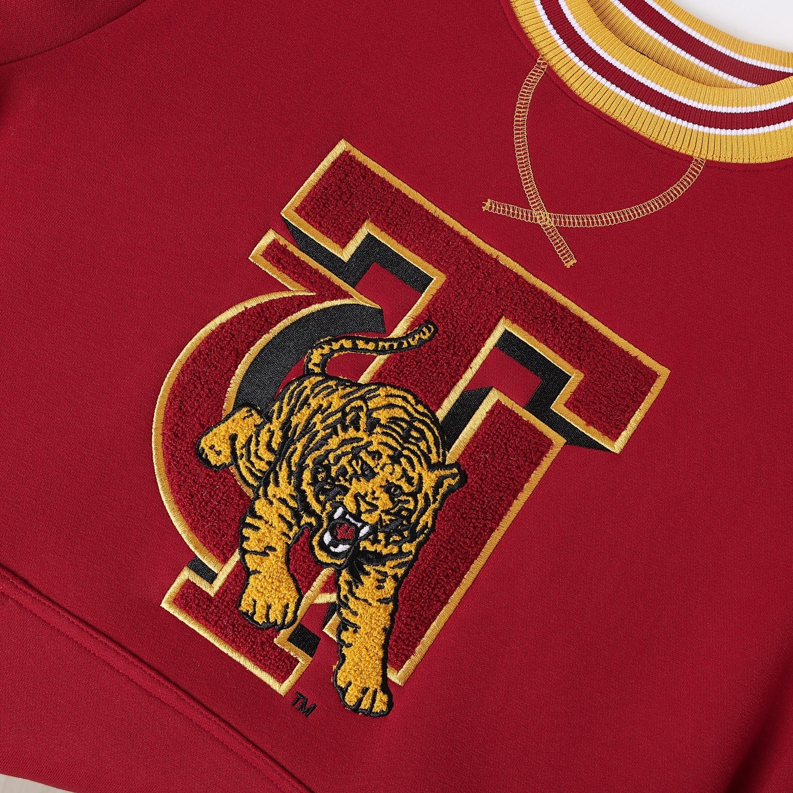 Tuskegee Crimson Pocket Crewneck