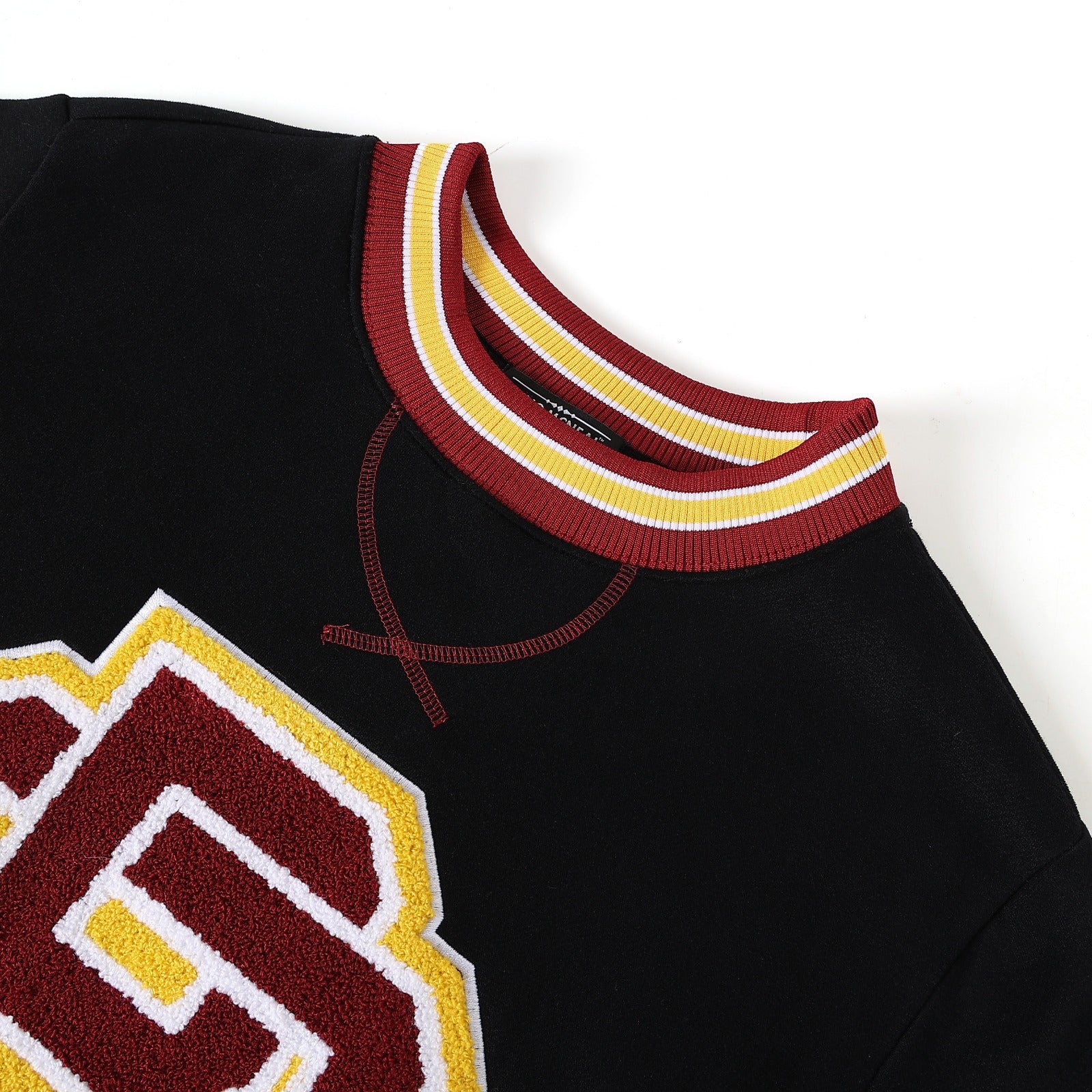 Bethune-Cookman Black Pocket Crewneck