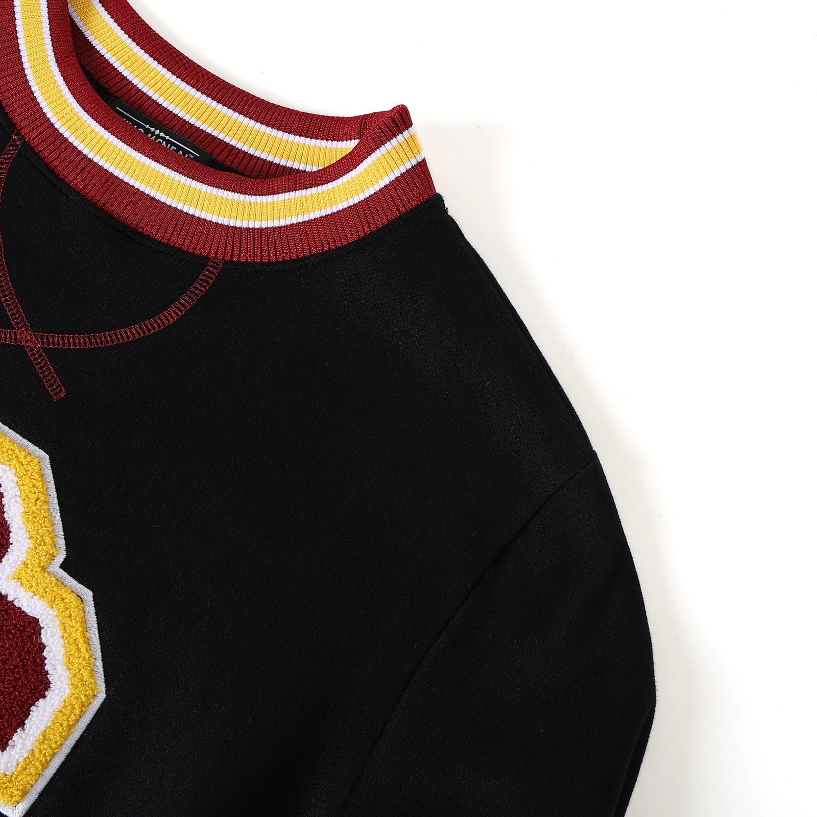 Bethune-Cookman Black Pocket Crewneck