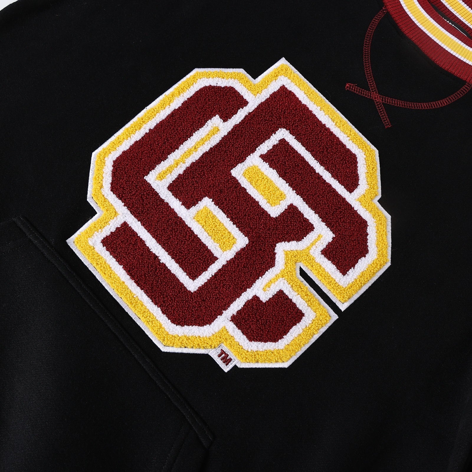 Bethune-Cookman Black Pocket Crewneck