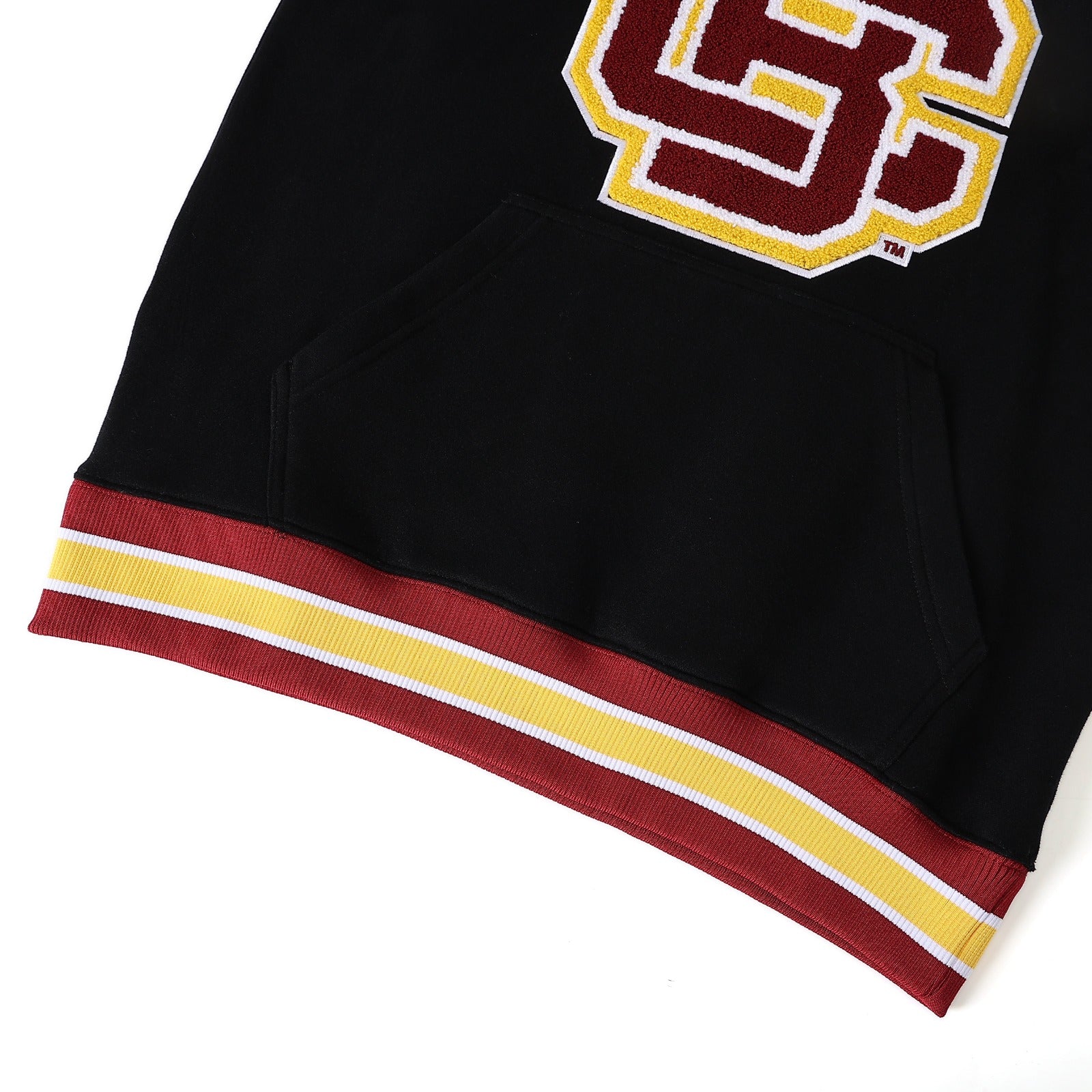 Bethune-Cookman Black Pocket Crewneck