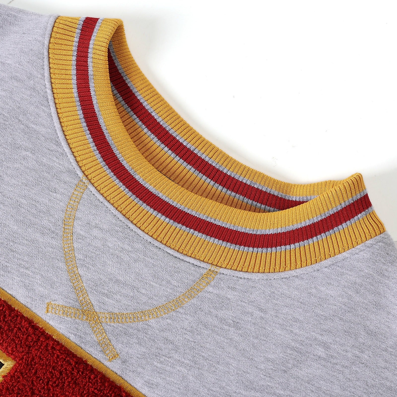 Tuskegee Heather Grey Pocket Crewneck