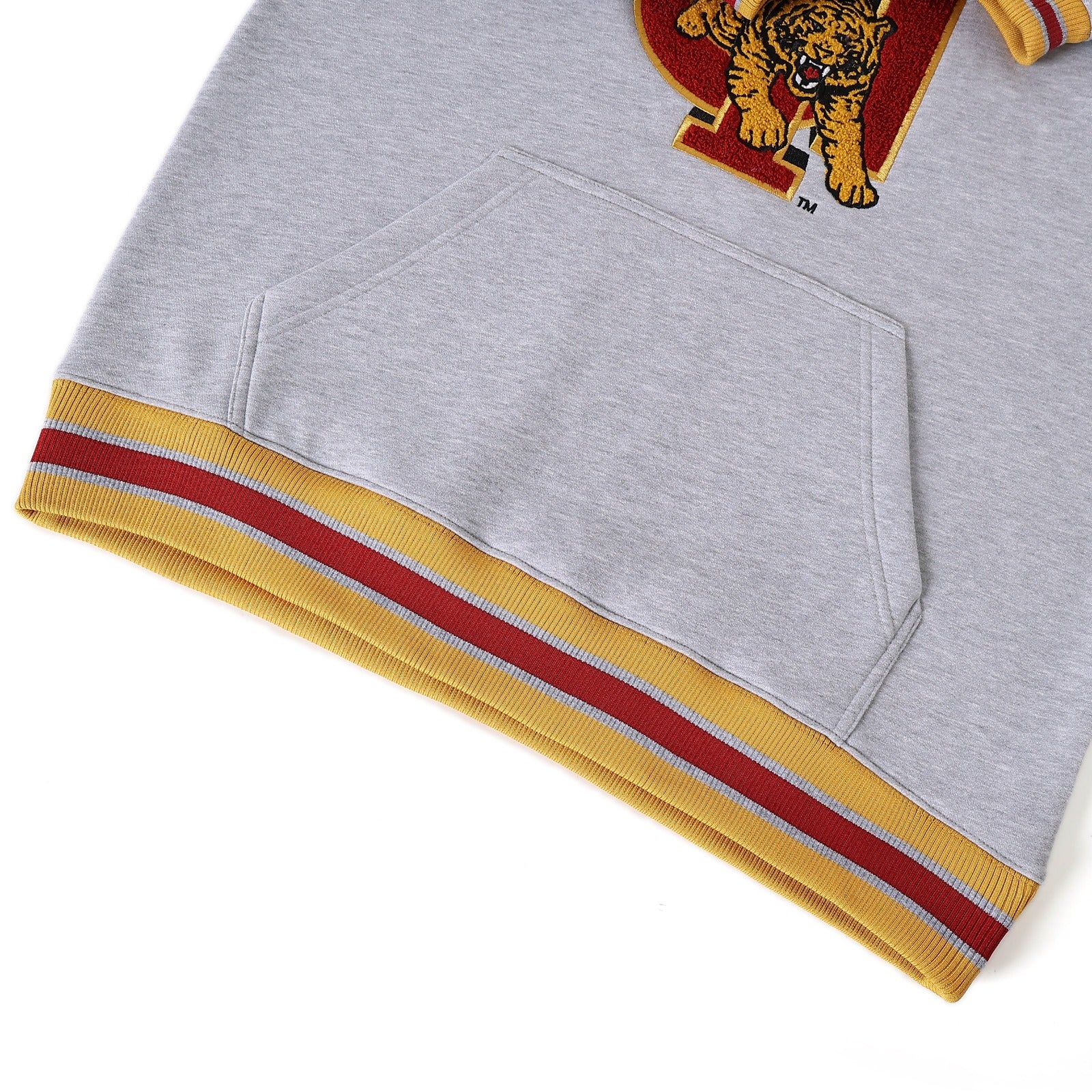 Tuskegee Heather Grey Pocket Crewneck