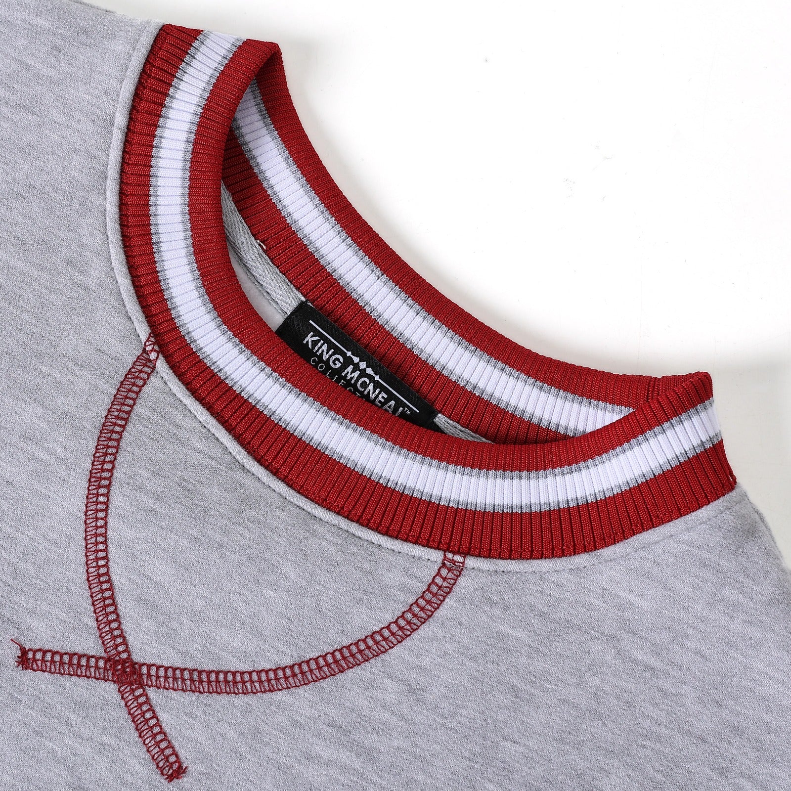 Morehouse Heather Grey Pocket Crewneck