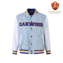 Oakwood University Denim Bomber Jacket