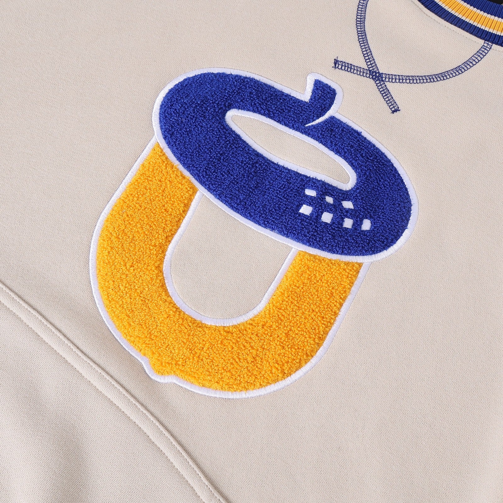 Oakwood Neutral Pocket Crewneck