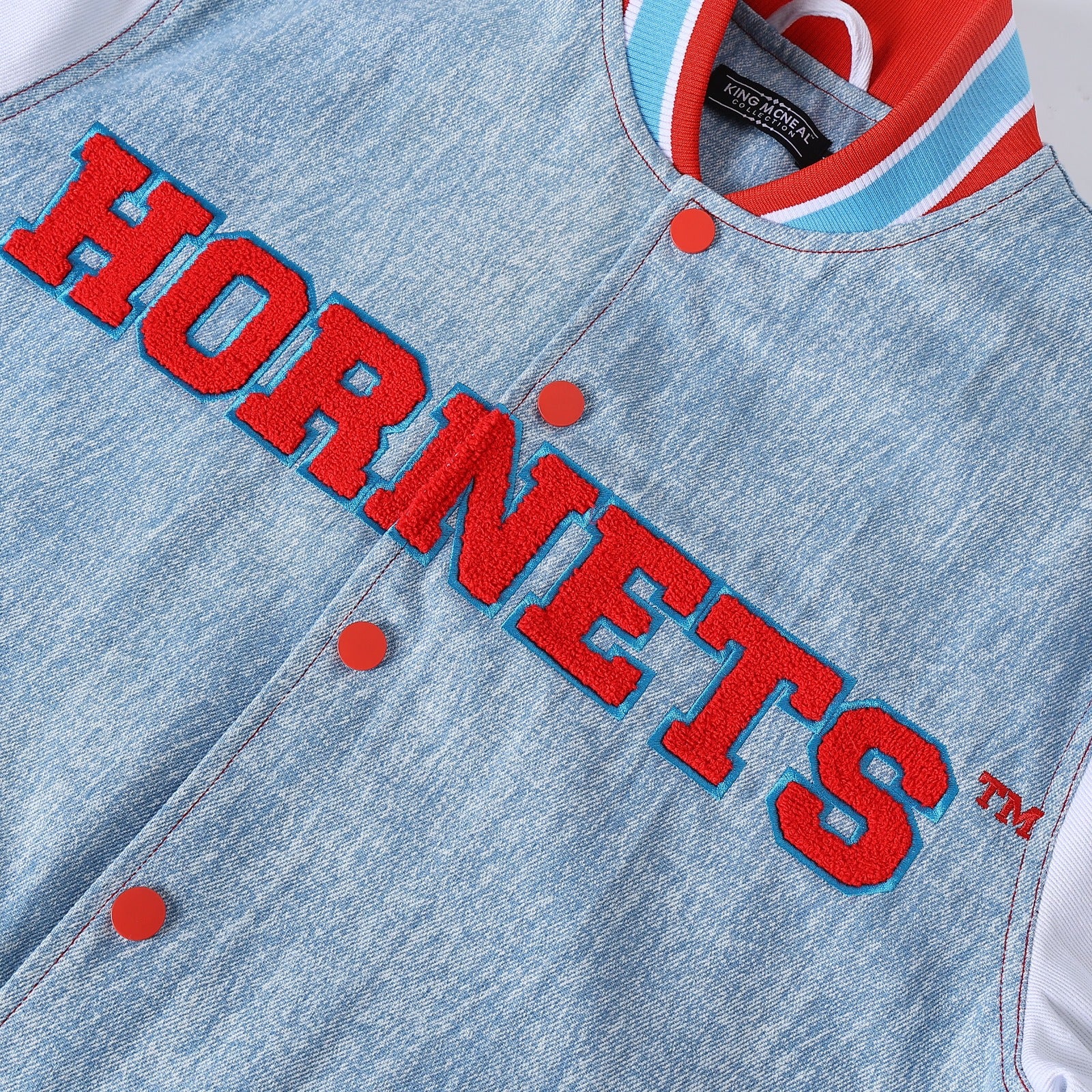 Delaware State Denim Bomber Jacket