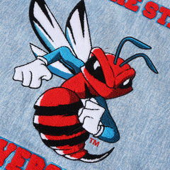 Delaware State Denim Bomber Jacket