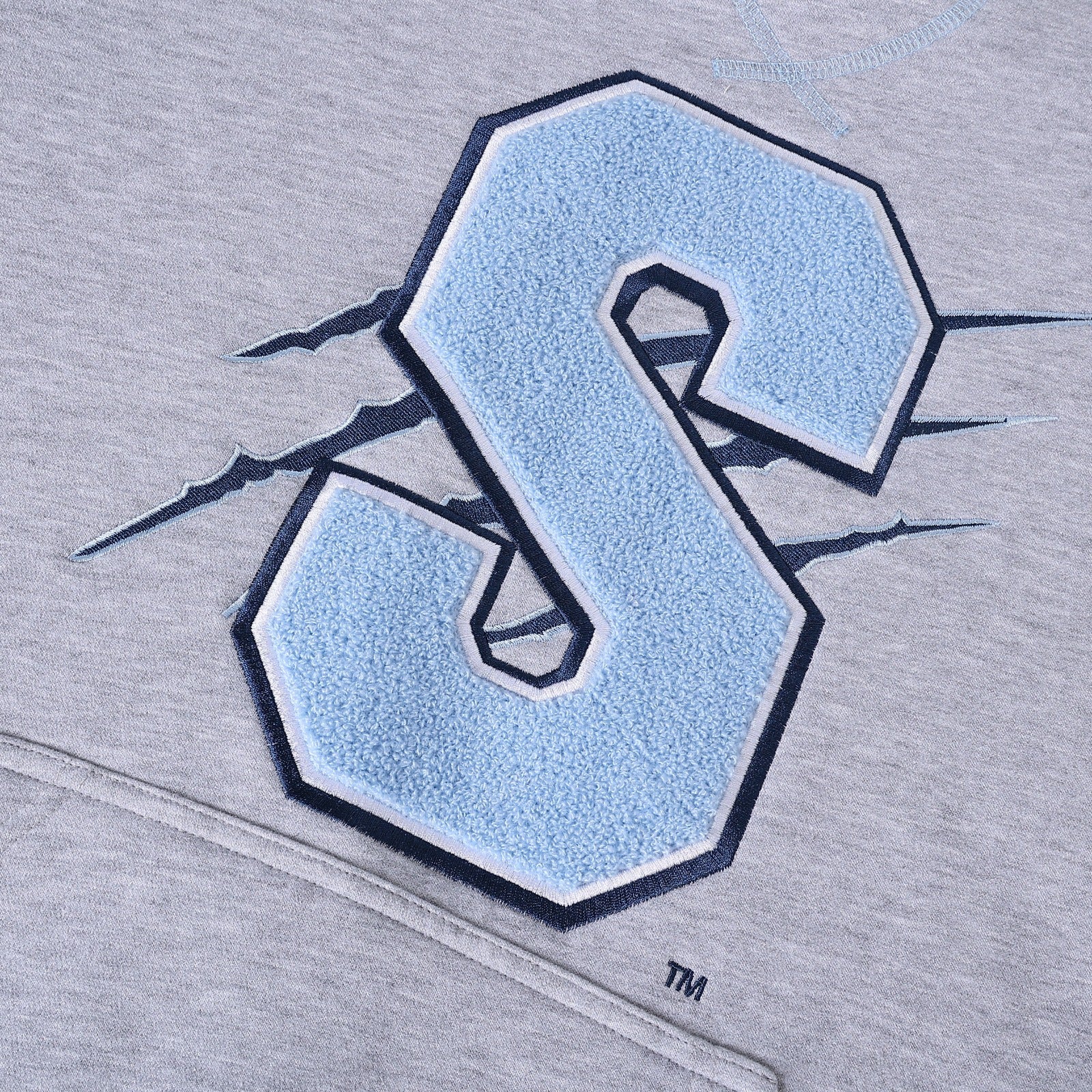 Spelman College Heather Grey Pocket Crewneck