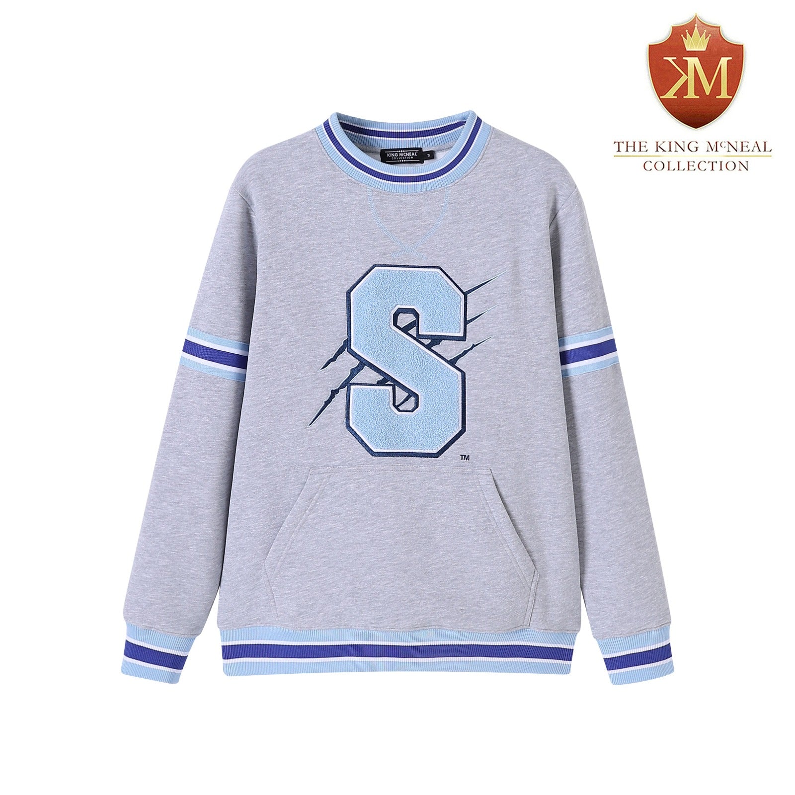 Spelman College Heather Grey Pocket Crewneck