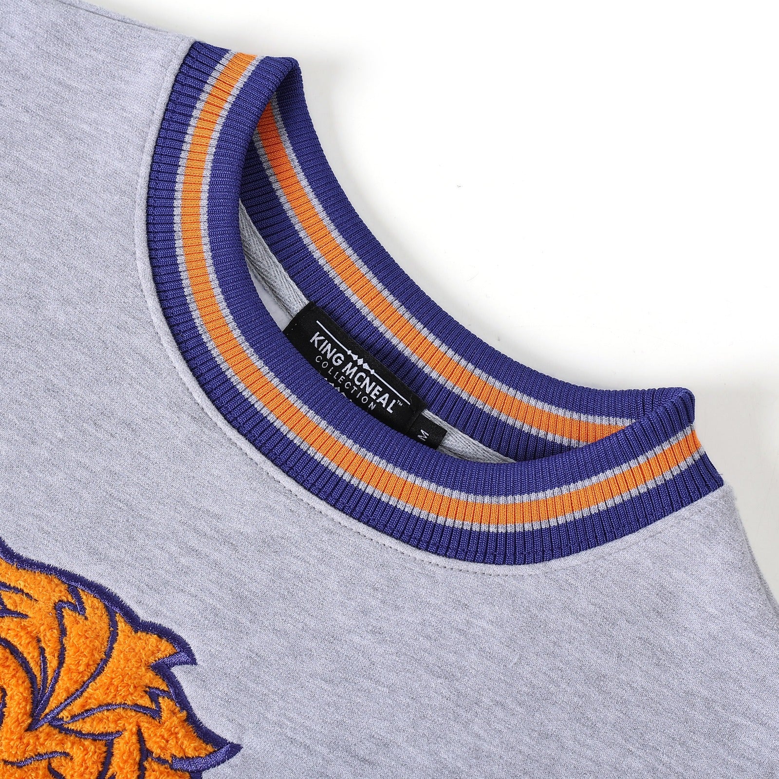 Lincoln University Heather Grey Pocket Crewneck