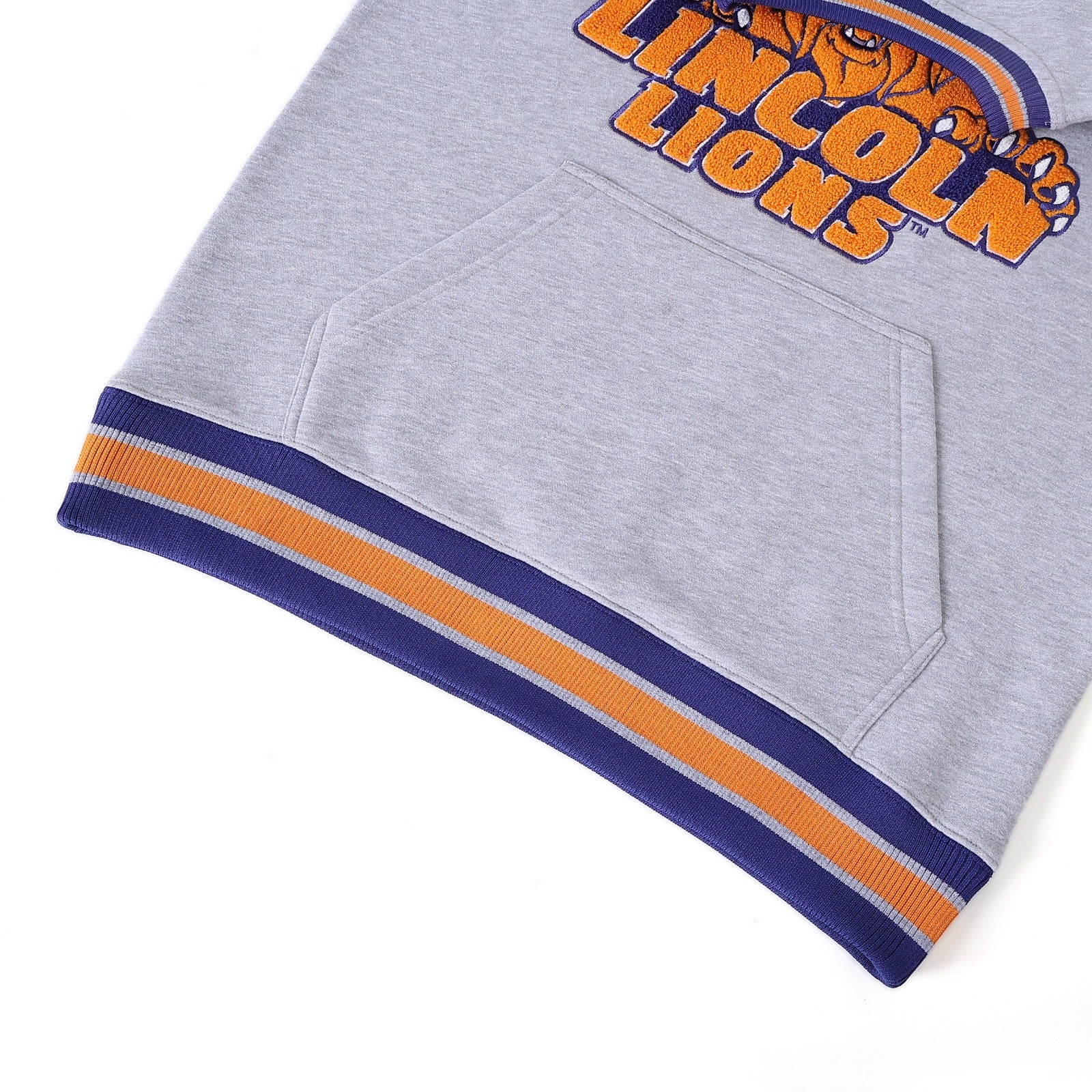 Lincoln University Heather Grey Pocket Crewneck