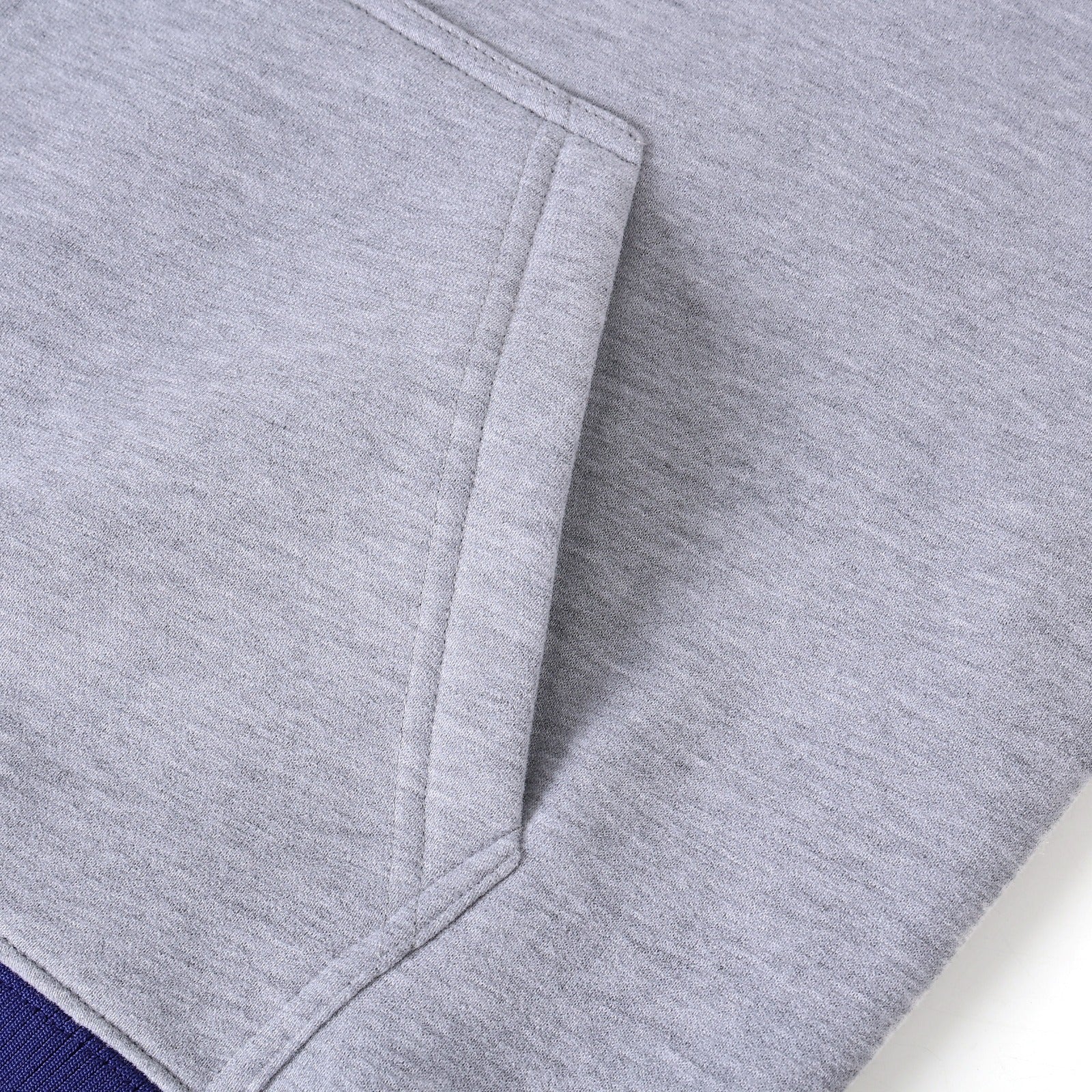 Lincoln University Heather Grey Pocket Crewneck