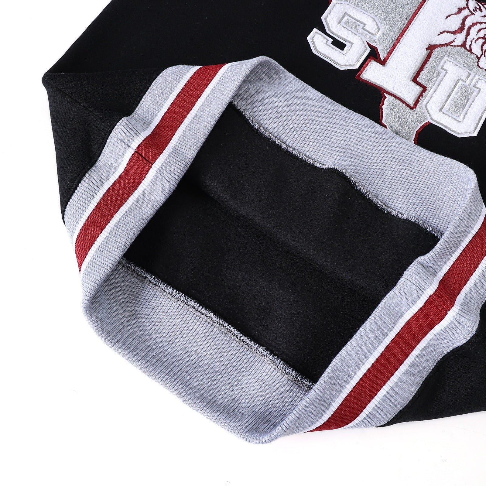 Texas Southern Black Pocket Crewneck