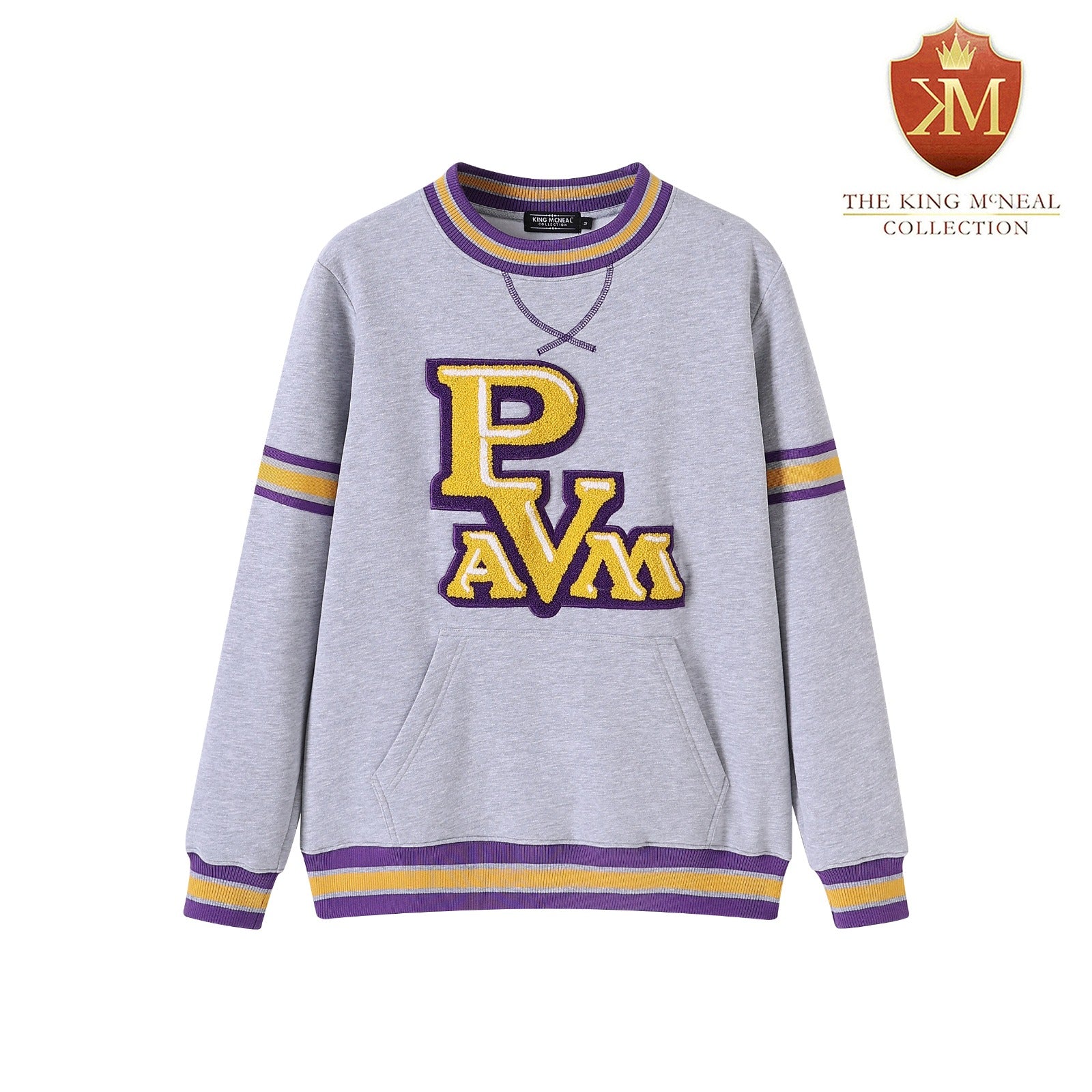 Prairie View A&M Heather Grey Pocket Crewneck