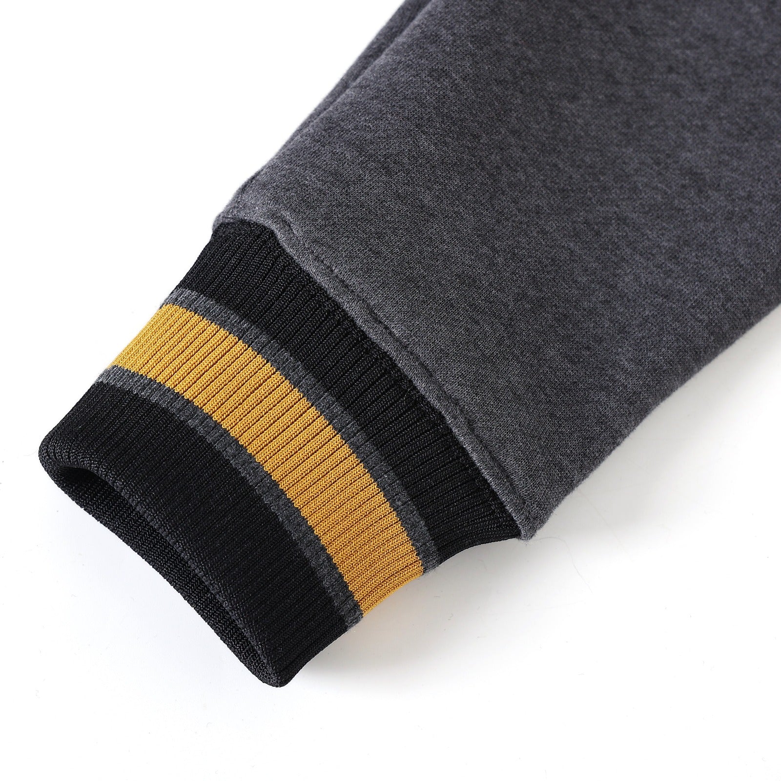 Alpha Charcoal Grey Crest Chenille Crewneck