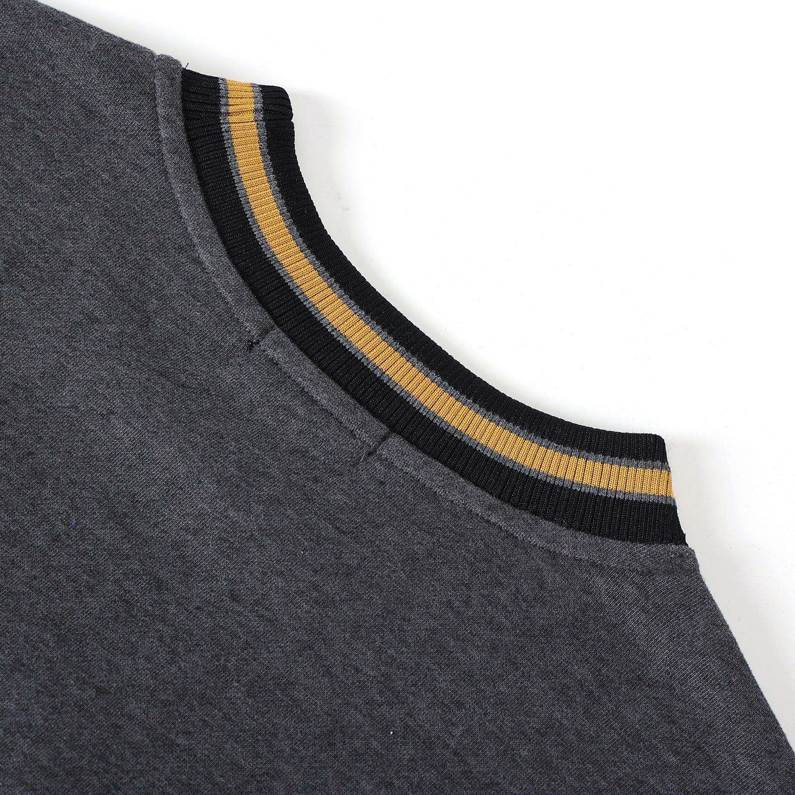 Alpha Charcoal Grey Crest Chenille Crewneck