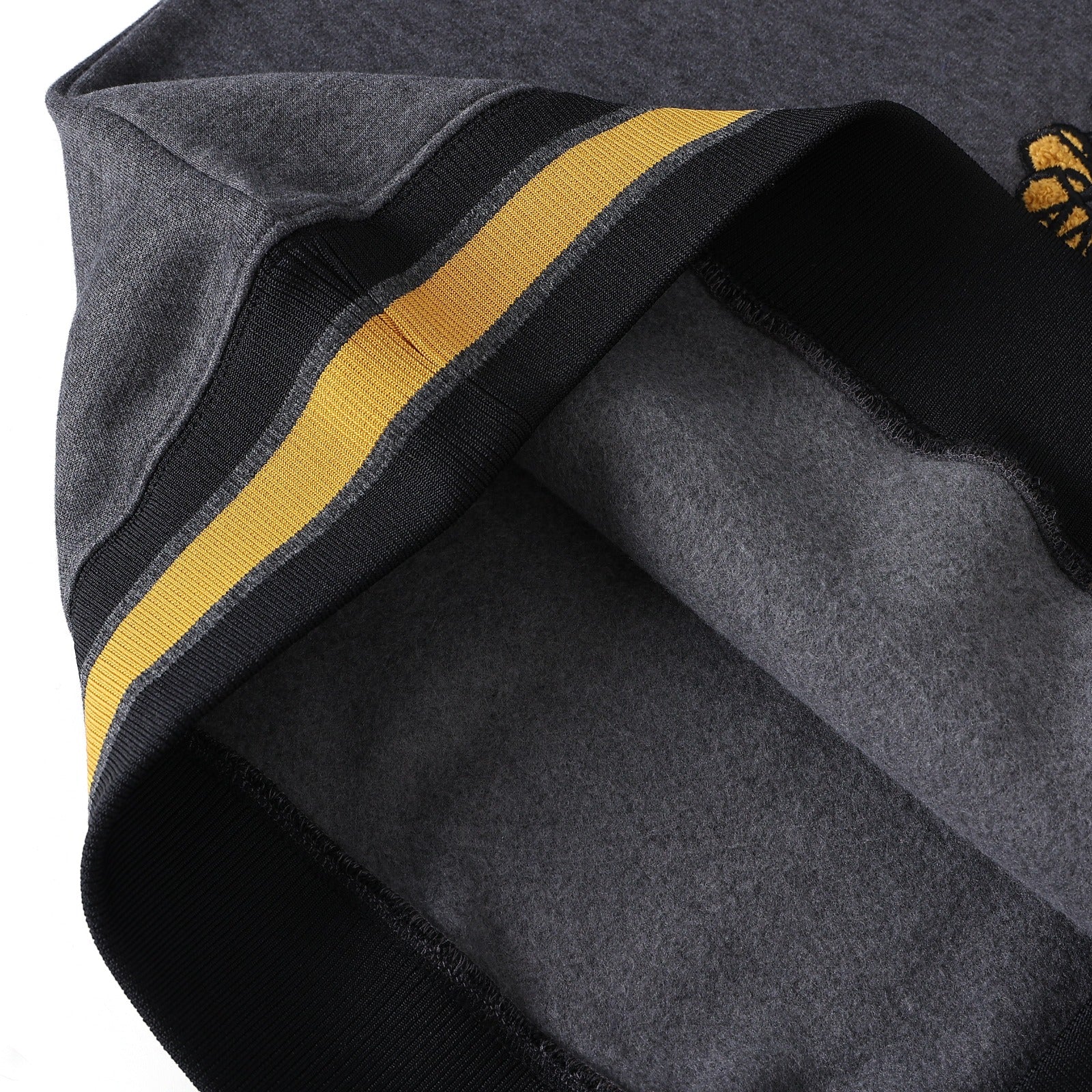 Alpha Charcoal Grey Crest Chenille Crewneck