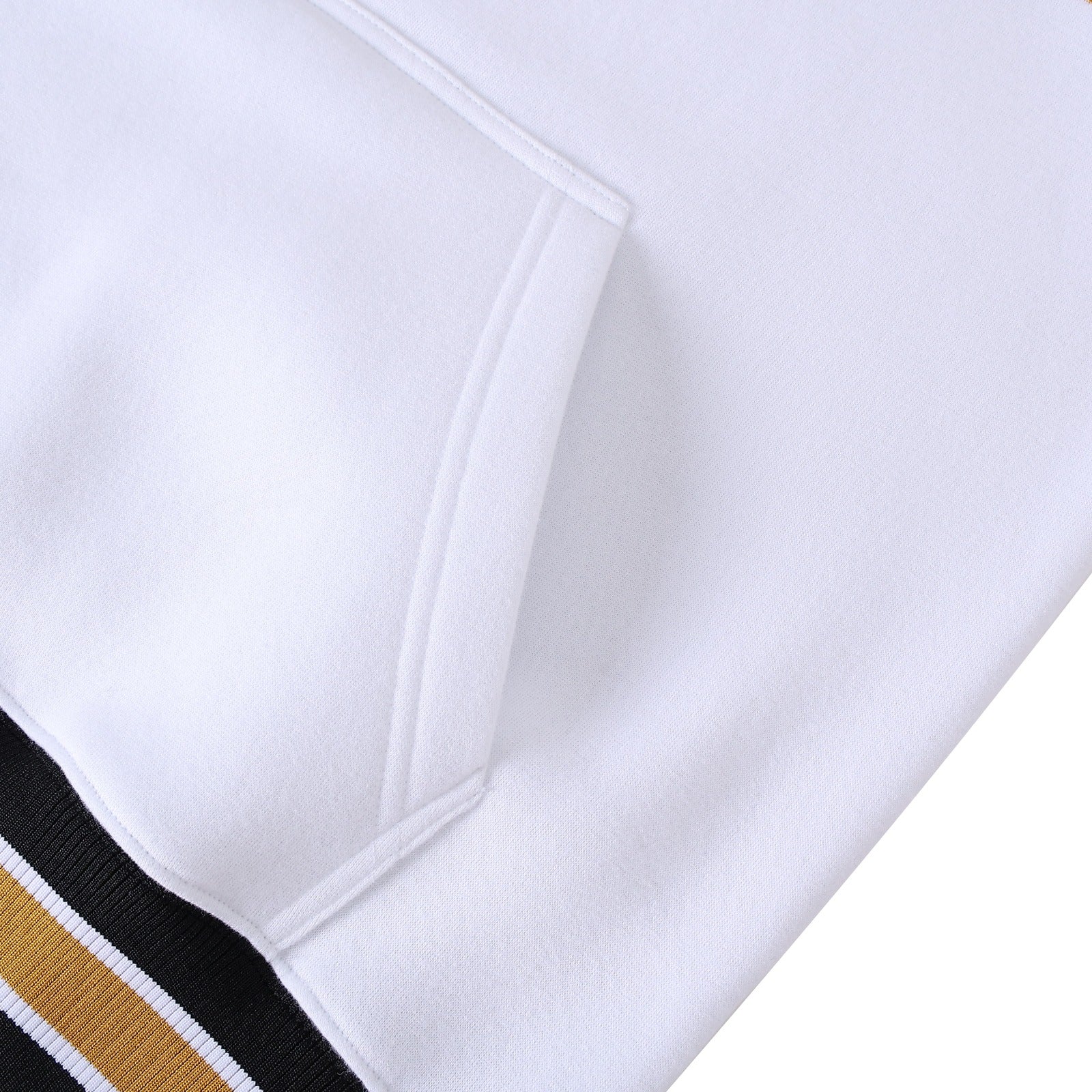 Alpha White Chenille Crewneck