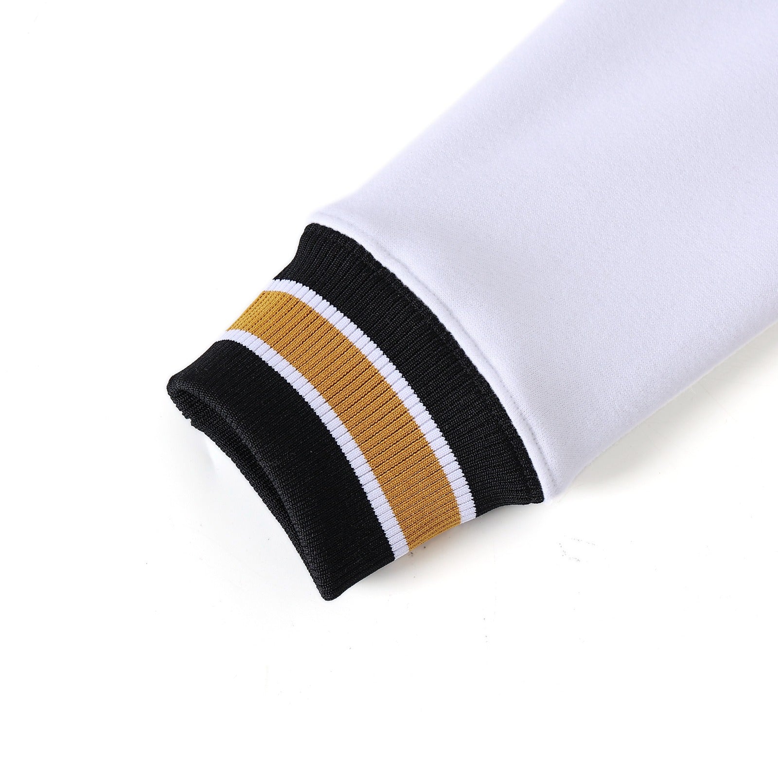 Alpha White Chenille Crewneck