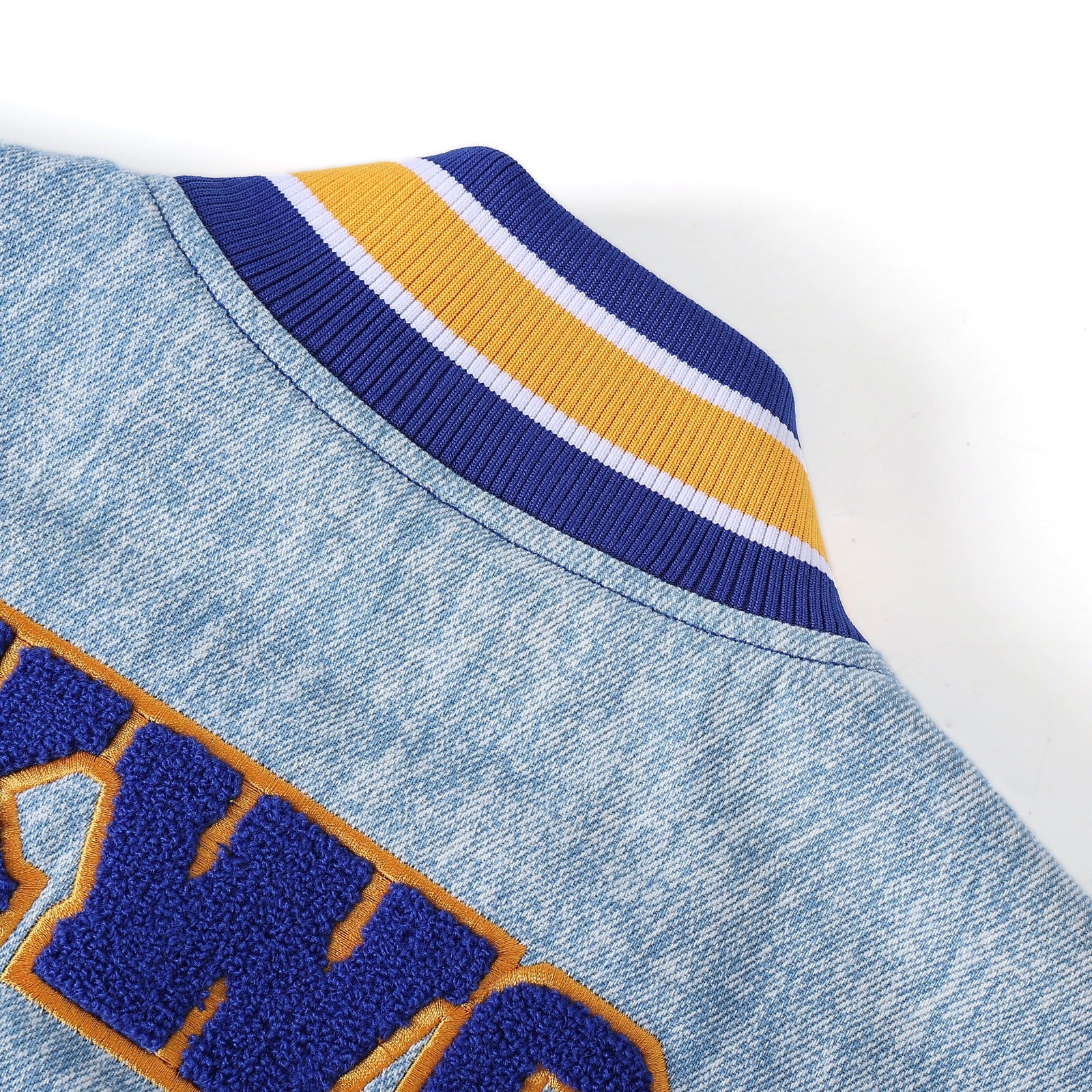 Oakwood University Denim Bomber Jacket