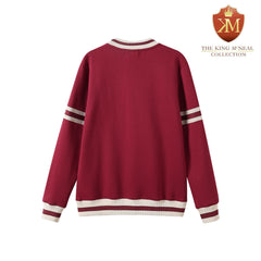 Delta Crimson 1913 Chenille Crewneck